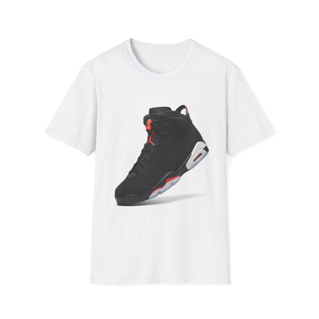 Sneaker Graphic T-Shirt — Retro Air Jordan Style Shoe Print