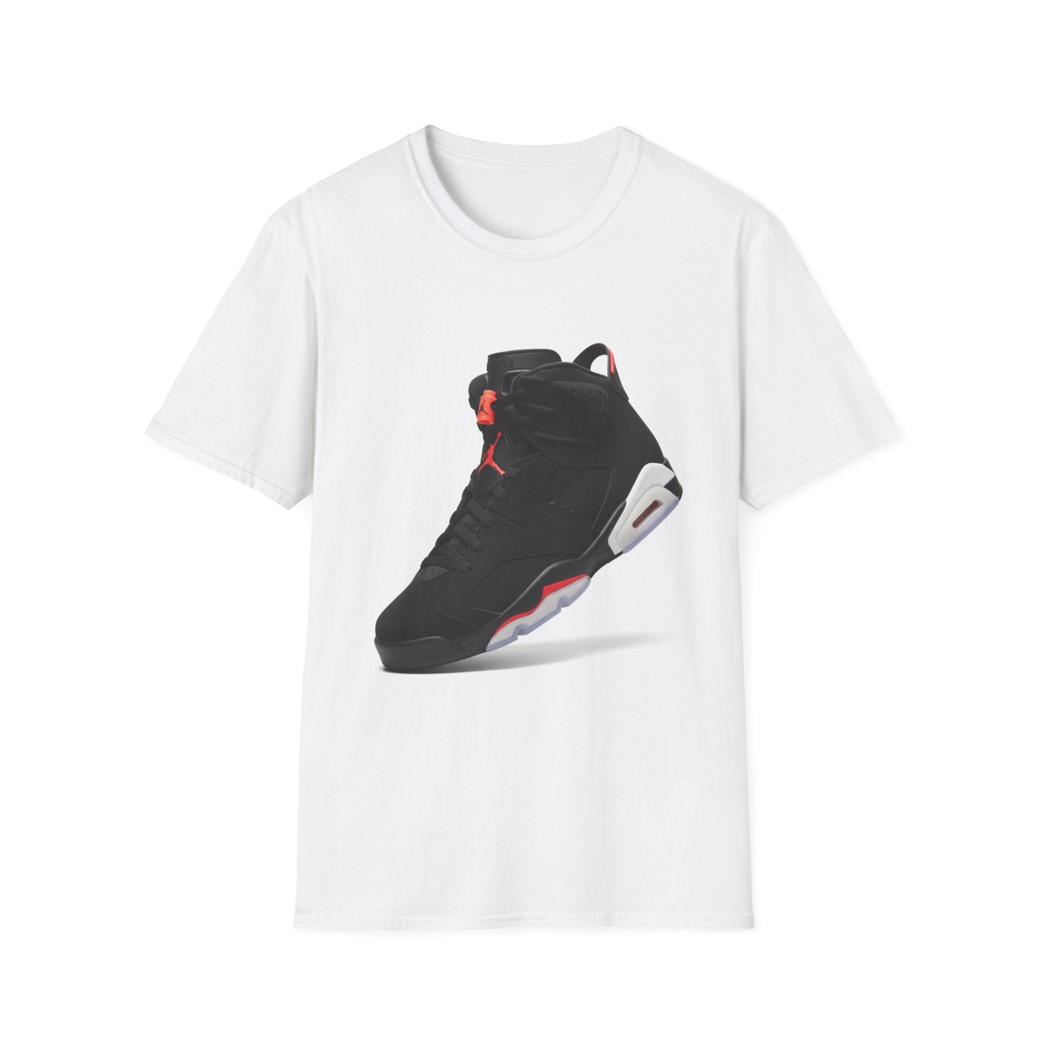 Sneaker Graphic T-Shirt — Retro Air Jordan Style Shoe Print