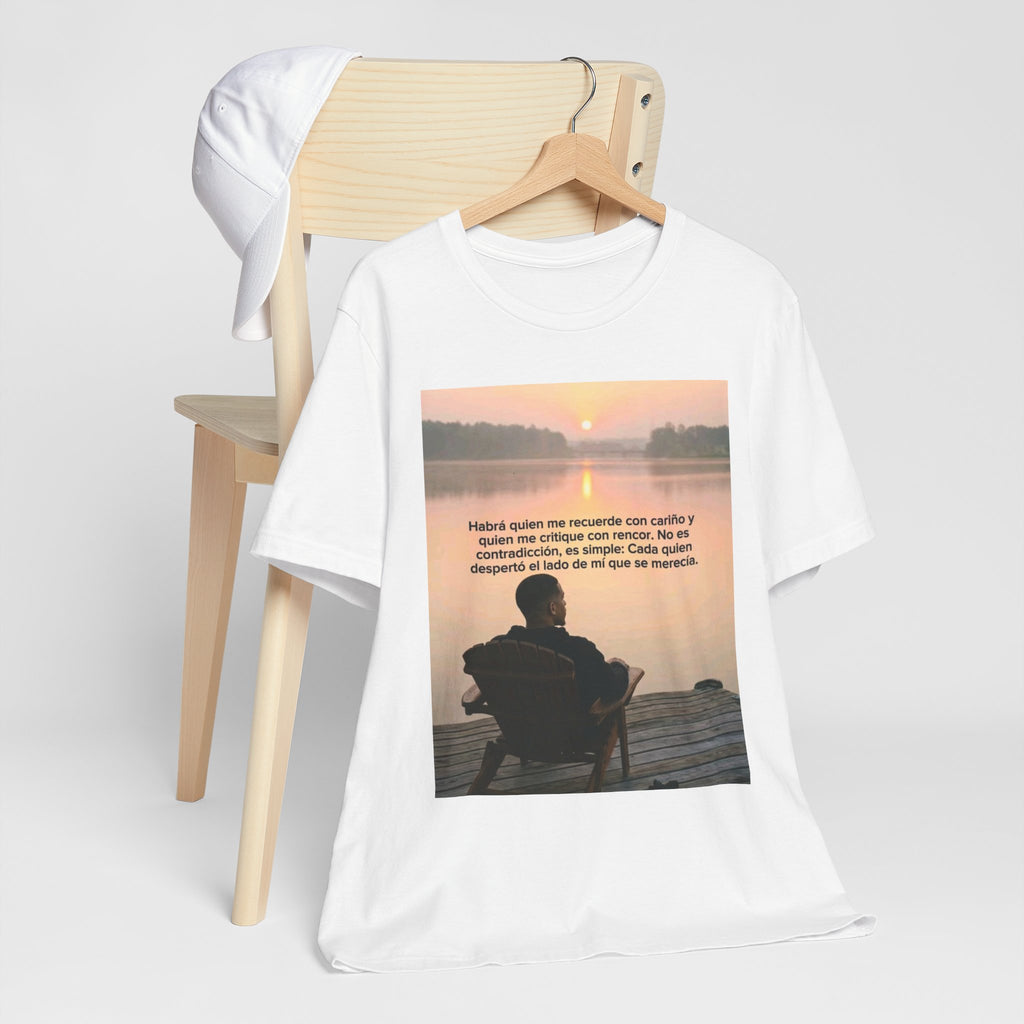 Sunset Reflection Tee — Spanish Inspirational Quote T‑Shirt