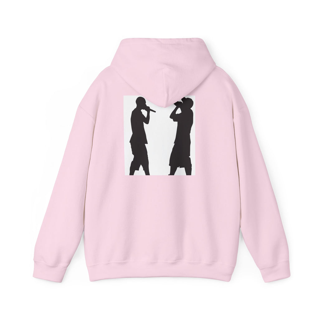 Rap Battle Silhouette Hoodie – Hip Hop MC Microphone Streetwear