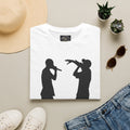 Rap Battle Silhouette T-Shirt — Hip Hop MC Microphone Tee