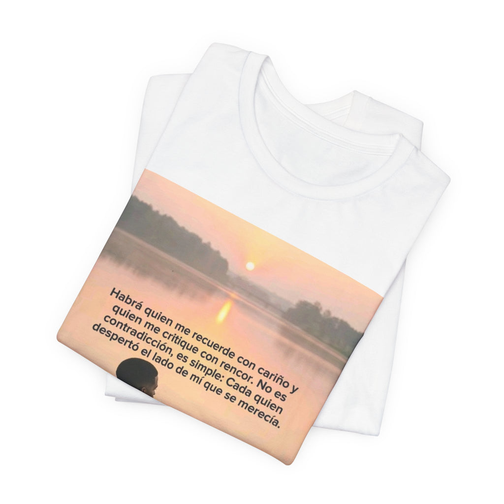 Sunset Reflection Tee — Spanish Inspirational Quote T‑Shirt